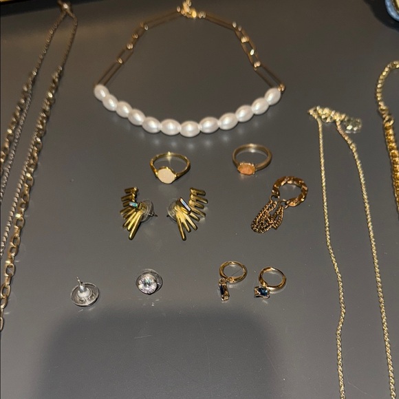 Lot of Kendra Scott free people loft target Boho Gold Jewelry Set - Picture 5 of 8